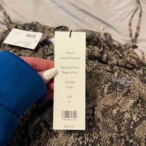 ❗️VERONICA BEARD SNAKESKIN DRESS❗️